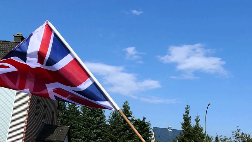 Großbritannien - Stockflagge PRO 60 x 90 cm