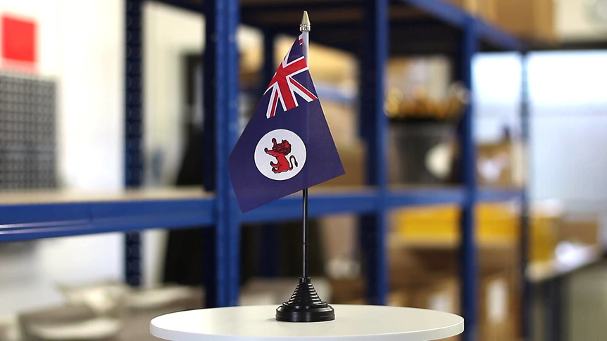 Tasmanie - Mini drapeau de table 10 x 15 cm
