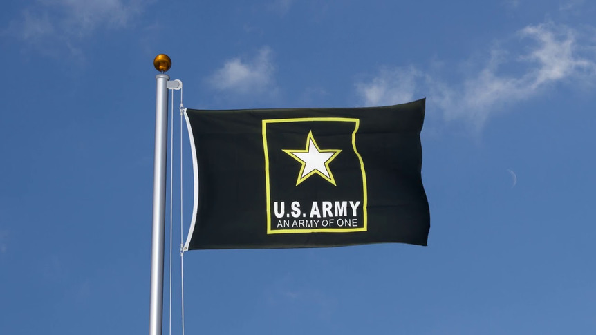 USA Etats-Unis US Army logo - Drapeau 90 x 150 cm