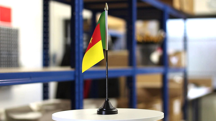 Cameroon - Table Flag 4x6"