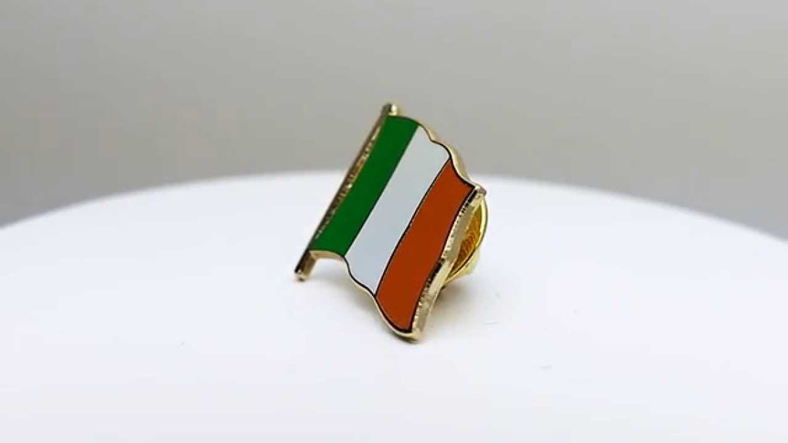 Irland - Flaggen Pin 2 x 2 cm