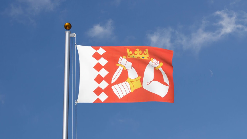 Finnland Nordkarelien - Flagge 90 x 150 cm