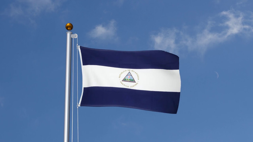 Nicaragua - Flagge 90 x 150 cm