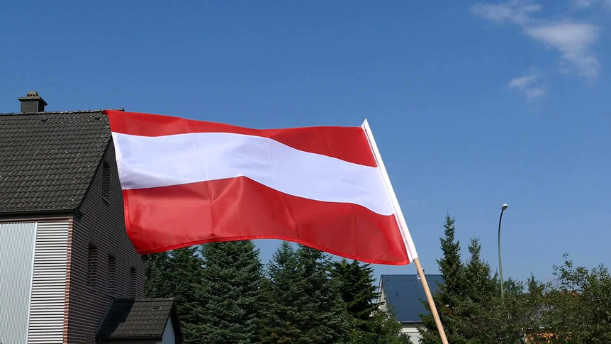 Austria - Hand Waving Flag PRO 2x3 ft