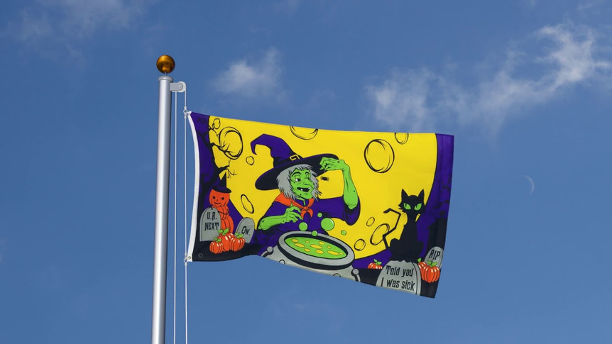 Hexengebräu - Flagge 90 x 150 cm