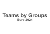 Euro 2024 team flags by groups