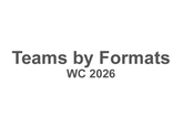 World Cup 2026 team flags by formats