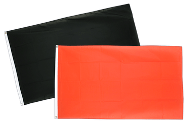 thumbnail interactive-video image 1 of Trade Winds 4x6 Solid Orange Plain Desk Flag With Stick - USA - New With Tags 1 of 6