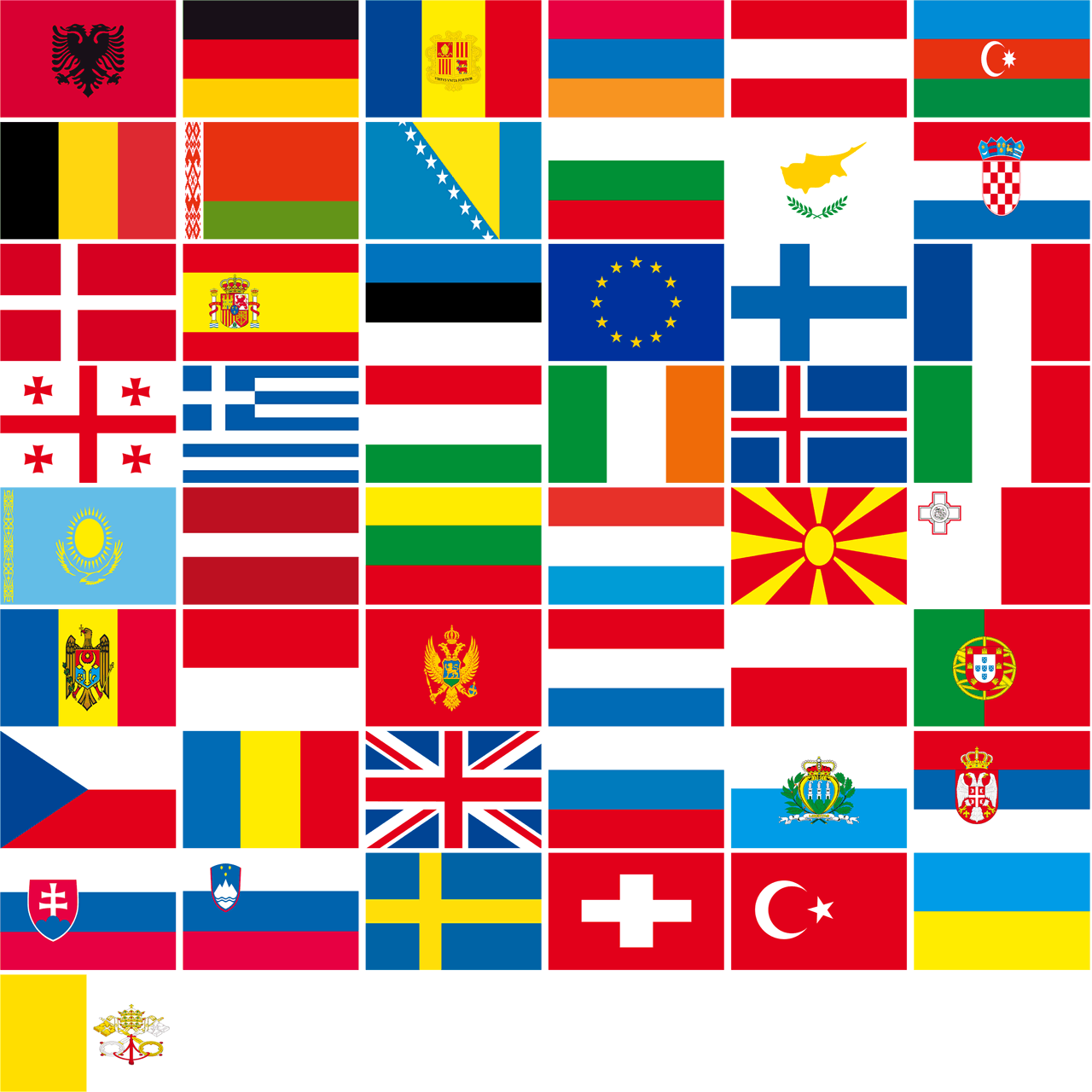 Национальные флаги